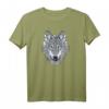 Wolfskopf Wolf Cooles Tier T-Shirt – Geschenk für Wolfsliebhaber, Naturschützer & Tierschützer, klassisch geschnitten