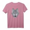 Wolfskopf Wolf Cooles Tier T-Shirt – Geschenk für Wolfsliebhaber, Naturschützer & Tierschützer, klassisch geschnitten
