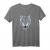 Wolfskopf Wolf Cooles Tier T-Shirt – Geschenk für Wolfsliebhaber, Naturschützer & Tierschützer, klassisch geschnitten