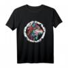 Fenrir Wolf von Odin mit nordischen Runen - Wolfskopf T-Shirt für Wikinger- und Mythologie-Fans