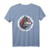 Fenrir Wolf von Odin mit nordischen Runen - Wolfskopf T-Shirt für Wikinger- und Mythologie-Fans