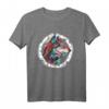 Fenrir Wolf von Odin mit nordischen Runen - Wolfskopf T-Shirt für Wikinger- und Mythologie-Fans