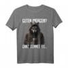 Guten Morgen Ganz Dünnes Eis - Lustiges Kaffee Wolf T-Shirt für Morgenmuffel, Kaffeeliebhaber & Alltagsspaß