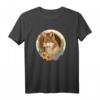 Cottagecore Wolf T-Shirt für Mädchen und Frauen | Süßer Wolf Motiv | Ländlicher Stil & Tierliebhaber Mode