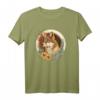Cottagecore Wolf T-Shirt für Mädchen und Frauen | Süßer Wolf Motiv | Ländlicher Stil & Tierliebhaber Mode