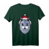 Lustiges Wolf Pixelated Weihnachts-T-Shirt – Perfektes Geschenk für Wolf-Liebhaber zu Weihnachten