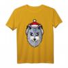 Lustiges Wolf Pixelated Weihnachts-T-Shirt – Perfektes Geschenk für Wolf-Liebhaber zu Weihnachten