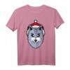 Lustiges Wolf Pixelated Weihnachts-T-Shirt – Perfektes Geschenk für Wolf-Liebhaber zu Weihnachten
