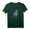 Mond Natur Wolf Tier des Waldes Raubtier T-Shirt - Für Tierliebhaber und Wolf-Fans mit majestätischem Vollmond-Design