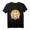 Kitsune Japanischer Kami Inari Fox Protector Tempel Shrines T-Shirt – Kawaii Kunst Fuchs Geschenk für Japan- und Asienliebhaber