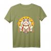 Kitsune Japanischer Kami Inari Fox Protector Tempel Shrines T-Shirt – Kawaii Kunst Fuchs Geschenk für Japan- und Asienliebhaber