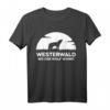 Westerwald, wo der Wolf wohnt T-Shirt – Natur- und Tierliebhaber Geschenk für Westerwald-Fans, Wanderer & Jäger