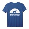 Westerwald, wo der Wolf wohnt T-Shirt – Natur- und Tierliebhaber Geschenk für Westerwald-Fans, Wanderer & Jäger