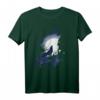 Tiermotiv Silhouette | Wolfsilhouette Wolf T-Shirt für Naturliebhaber | Geschenkidee zum Geburtstag & Weihnachten
