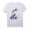 Tiermotiv Silhouette | Wolfsilhouette Wolf T-Shirt für Naturliebhaber | Geschenkidee zum Geburtstag & Weihnachten