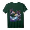 Wolf T-Shirt mit modernem surrealistischem Wolfskopf - Trendiges Geschenk für Tierliebhaber, Kunstfans & Festivalgänger