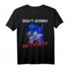 Furry Fandom Don't Worry Be Furry Funny Wolf T-Shirt - Perfect for Conventions, Parties & Animal Character Fans
