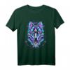 Geometric Wolf | Psychedelic Wolf Eyes T-Shirt - Stilvolles Tiermotiv für Kunst- und Modefans