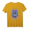 Geometric Wolf | Psychedelic Wolf Eyes T-Shirt - Stilvolles Tiermotiv für Kunst- und Modefans