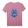 Geometric Wolf | Psychedelic Wolf Eyes T-Shirt - Stilvolles Tiermotiv für Kunst- und Modefans