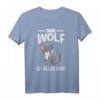 Ohne Wolf ist alles doof T-Shirt – Lustiges Wolf Design für Tierliebhaber, Zoo- und Waldbesucher