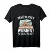 Gemütliches Wombat Schlaf T-Shirt für Tierliebhaber – Bequemes Tiermotiv Shirt zum Kuscheln und Tragen