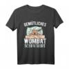 Gemütliches Wombat Schlaf T-Shirt für Tierliebhaber – Bequemes Tiermotiv Shirt zum Kuscheln und Tragen