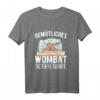 Gemütliches Wombat Schlaf T-Shirt für Tierliebhaber – Bequemes Tiermotiv Shirt zum Kuscheln und Tragen
