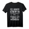 Wombat Zootier Beuteltier T-Shirt - Lustiges Geschenk für Wombat-Liebhaber, Tierschützer & Australien-Fans