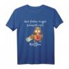 Koffein der frühe Vogel fängt den Wurm & braucht Kaffee T-Shirt – Lustiges Weihnachts- und Geburtstagsgeschenk für Kaffeeliebhaber, Morgenmuffel & Frühaufsteher