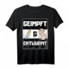 Geimpft & Entwurmt Gechipt Lustiges Fun Design T-Shirt – Perfekt für Tierärzte, Hundebesitzer & Familie zum aktuellen Thema
