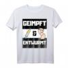 Geimpft & Entwurmt Gechipt Lustiges Fun Design T-Shirt – Perfekt für Tierärzte, Hundebesitzer & Familie zum aktuellen Thema