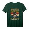Frühaufsteher Vogel Bürospruch Vintage Morgenmuffel Geschenk T-Shirt – Lustiges Langschläfer Outfit für Büro und Alltag