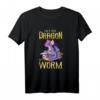 Ich bin ein Bücherdrache, kein Wurm! Lustiges Buch-Liebhaber T-Shirt – Perfektes Geschenk für Leser, Literatur-Dozenten & Buchfans