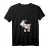 Damen Sweet Ziege für Ziegen Freunde - Tiermotiv T-Shirt mit V-Ausschnitt, Humorvolles Bauernhof-Design für Kinder, Damen & Herren