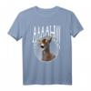Lustiges Schreiende Ziege T-Shirt - Geschenk für Ziegenliebhaber, Bauernhof-Fans und Tierfreunde