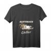 Auftrags Chiller Ziege Ziegen Ziegenbock Billy Goat T-Shirt mit V-Ausschnitt – Lustiges Tier-Design für Landwirte & Ziegenliebhaber zum Geburtstag & Weihnachten