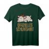 Offizielles Schlafshirt Pyjama mit Ziege Bock Geiss - Lustiges Geschenk für Langschläfer, Morgenmuffel & Ziegenfans für Damen und Herren