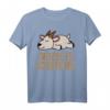 Offizielles Schlafshirt Pyjama mit Ziege Bock Geiss - Lustiges Geschenk für Langschläfer, Morgenmuffel & Ziegenfans für Damen und Herren