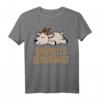 Offizielles Schlafshirt Pyjama mit Ziege Bock Geiss - Lustiges Geschenk für Langschläfer, Morgenmuffel & Ziegenfans für Damen und Herren
