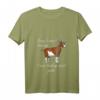 Damen Nachdenken über Ziegen T-Shirt mit Ironischem Bauernhoftier-Design und V-Ausschnitt – Lustiges Geschenk für Ziegenbesitzer und Bauernhofliebhaber
