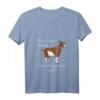 Damen Nachdenken über Ziegen T-Shirt mit Ironischem Bauernhoftier-Design und V-Ausschnitt – Lustiges Geschenk für Ziegenbesitzer und Bauernhofliebhaber