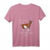 Damen Nachdenken über Ziegen T-Shirt mit Ironischem Bauernhoftier-Design und V-Ausschnitt – Lustiges Geschenk für Ziegenbesitzer und Bauernhofliebhaber