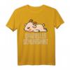 Offizielles Schlafshirt Pyjama mit Ziege Geiss - Lustiges Geschenk für Langschläfer, Morgenmuffel und Ziegenfans, perfekt als Bettwäsche für Damen und Herren