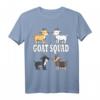 Niedliches Ziegen Lächelnd T-Shirt mit ironischem Spruch – Lustiges Geschenk für Ziegenbesitzer, Bauernhofliebhaber & Tierfreunde