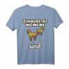 Zuhause ist, wo meine Ziegen sind T-Shirt – Lustiges Geschenk für Ziegenliebhaber, Ziegenzüchter und Tierfreunde zu Geburtstagen und Weihnachten