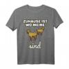 Zuhause ist, wo meine Ziegen sind T-Shirt – Lustiges Geschenk für Ziegenliebhaber, Ziegenzüchter und Tierfreunde zu Geburtstagen und Weihnachten