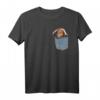 Lustiges Baby Ziege T-Shirt mit Peek-A-Boo Tasche – Witziges Tiermotiv für Babys und Kinder