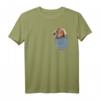 Lustiges Baby Ziege T-Shirt mit Peek-A-Boo Tasche – Witziges Tiermotiv für Babys und Kinder