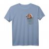 Lustiges Baby Ziege T-Shirt mit Peek-A-Boo Tasche – Witziges Tiermotiv für Babys und Kinder